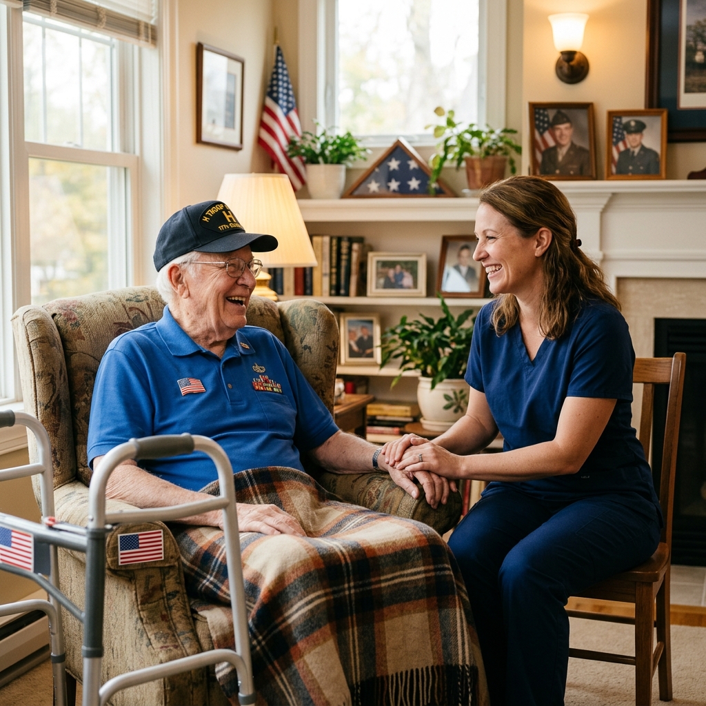 Honoring Veterans and Spouses with In-Home Care
